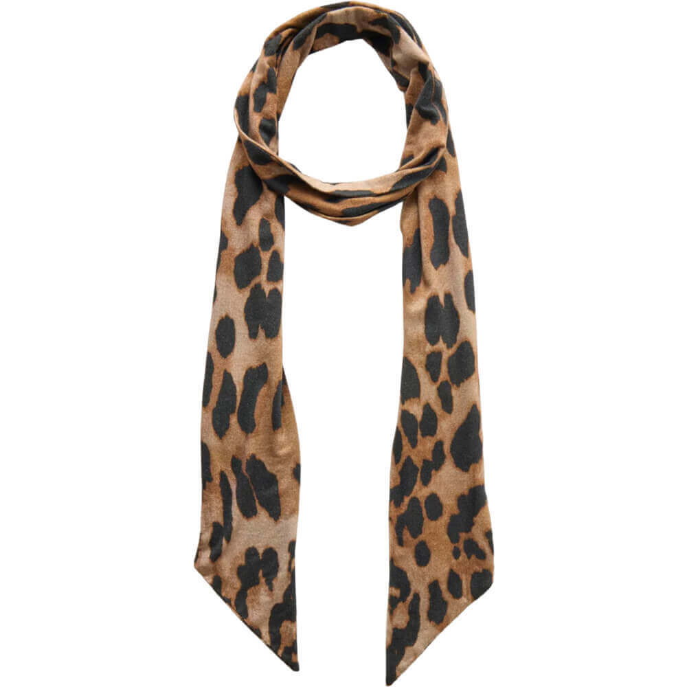 Mint Velvet Leopard Print Skinny Scarf